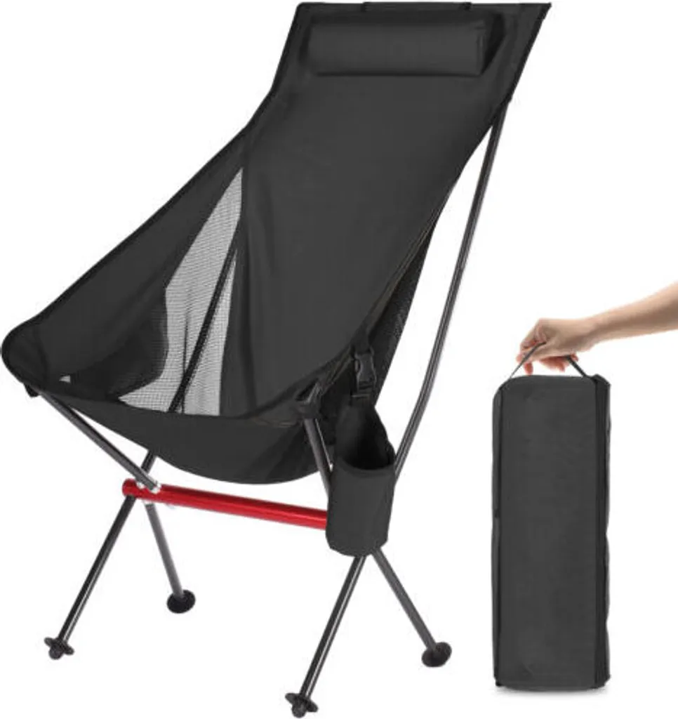 Chaise de camping pliable : fini le mal de dos avec ce dossier haut