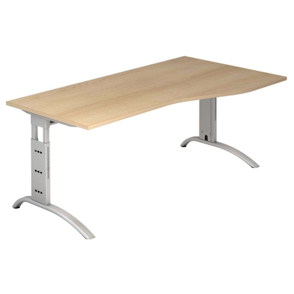 Schreibtisch 180x100/80cm höhenverstellbar bis 85cm Eiche