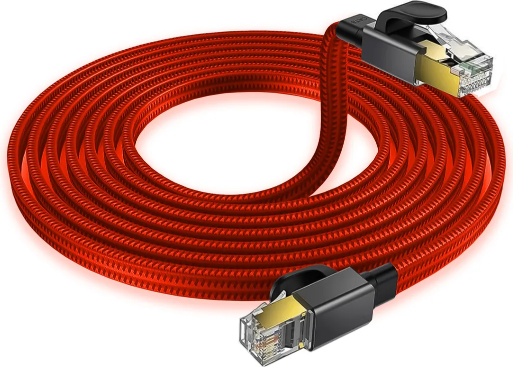 Cavo Internet Cat8 Reagle 2 Metri - Alta Velocità per Smart TV e PC - 1