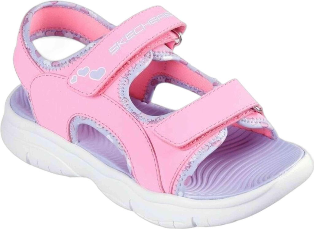Skechers Kindersandalen Flex Splash Herz Rosa 32 EU