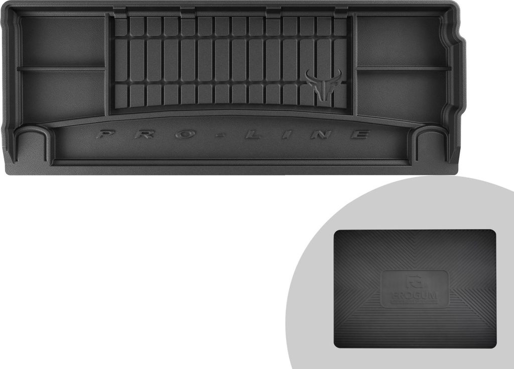 FROGUM ProLine 3D Gummimatte Exklusive Auto Kofferraummatte Kofferraumwanne für BMW X7 G07 ab 2018