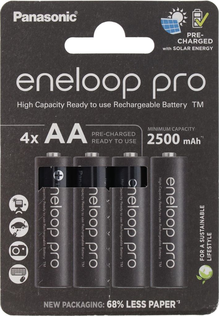 PANASONIC ENELOOP PRO AA 2500mAh 4 szt Immagine del prodotto 