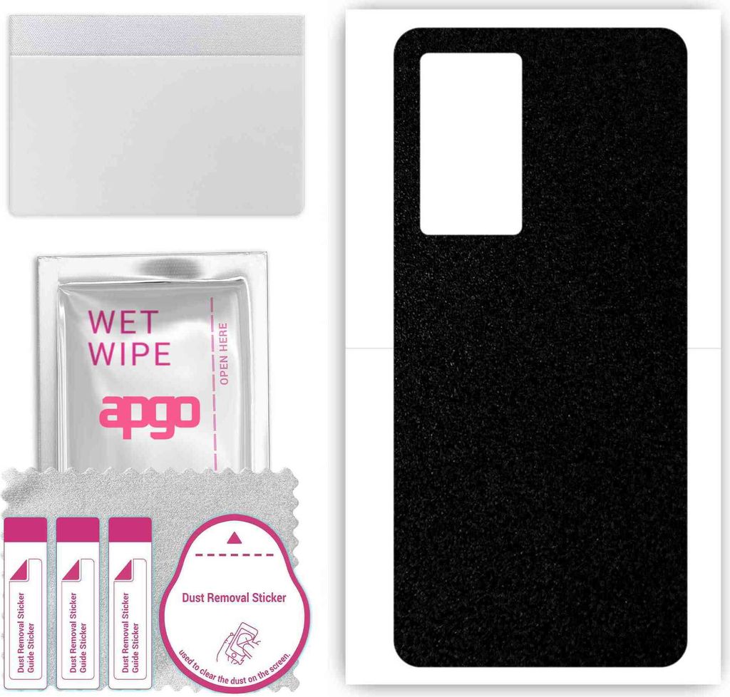 apgo Rückseite Schutzfolie, Skin, kompatibel mit Vivo IQOO 9 India, Hinten Displayschutzfolie aus Vinylfolie, kratzfest, einfache Montage - Mattsc...