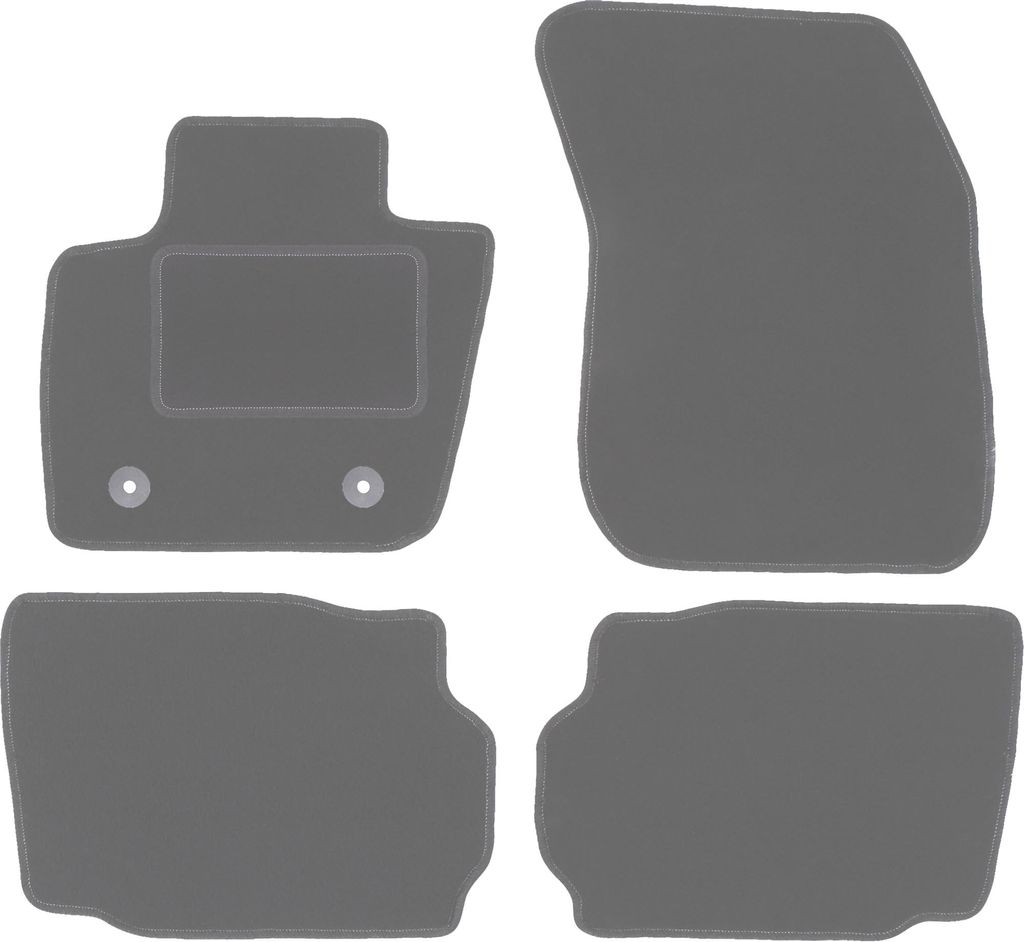 Graphit-Fußmatten für: Ford Mondeo MK5 Limousine, Kombi (2015-)