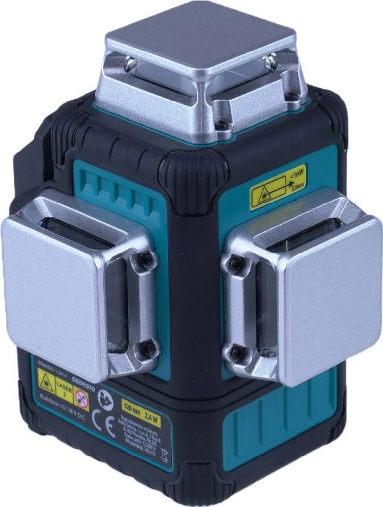Niveau Laser de Chantier 3D Vert Ded6910 pour Alignement Horizontal 360°