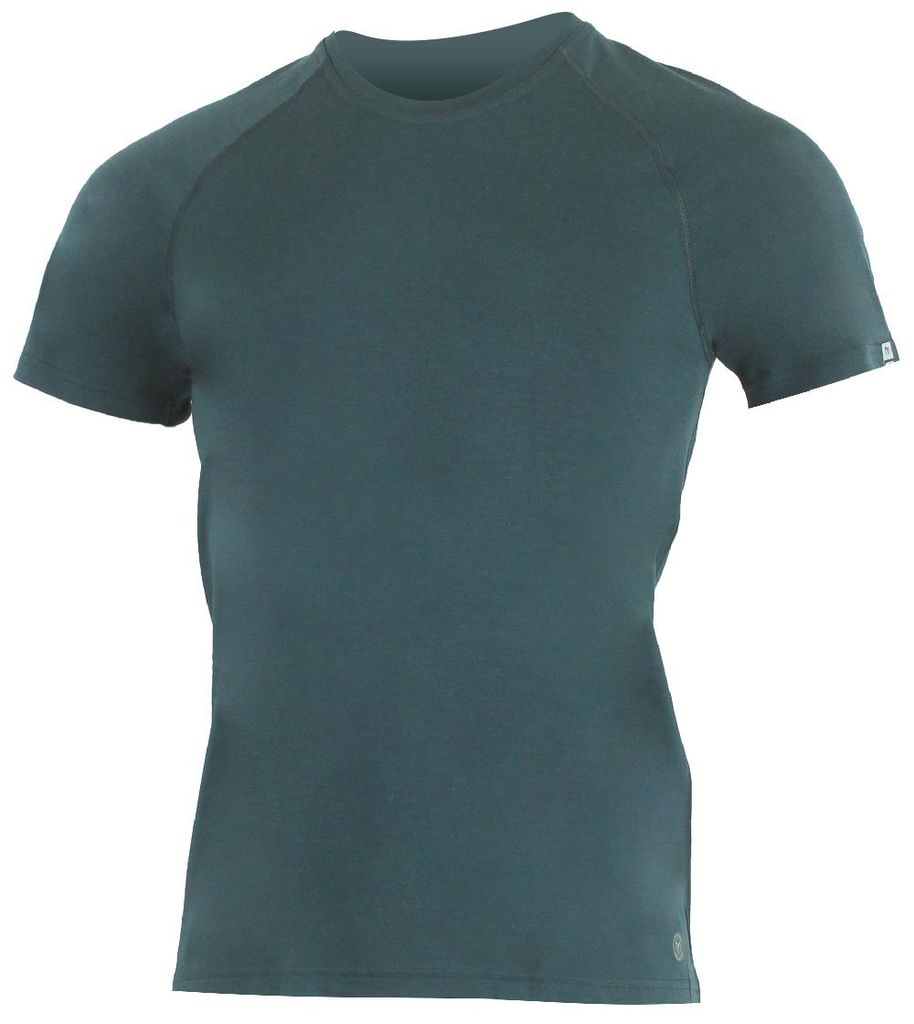 QUIDO Herren Merinowoll-Kurzarm-T-Shirt