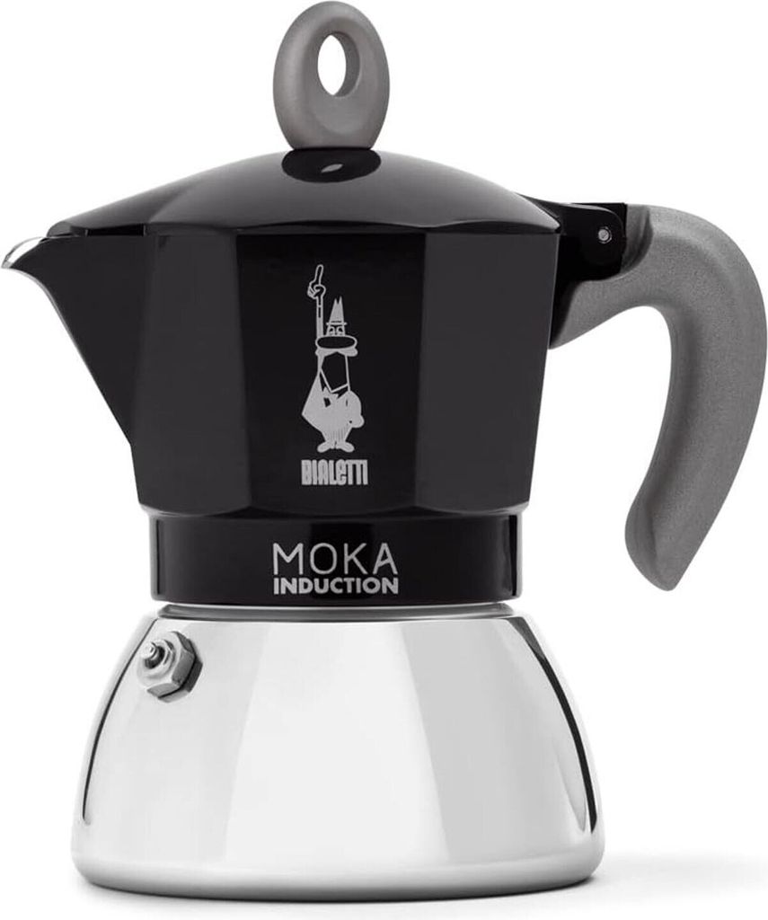 Bialetti MOKA 4TZ Induction nera Produktbild 
