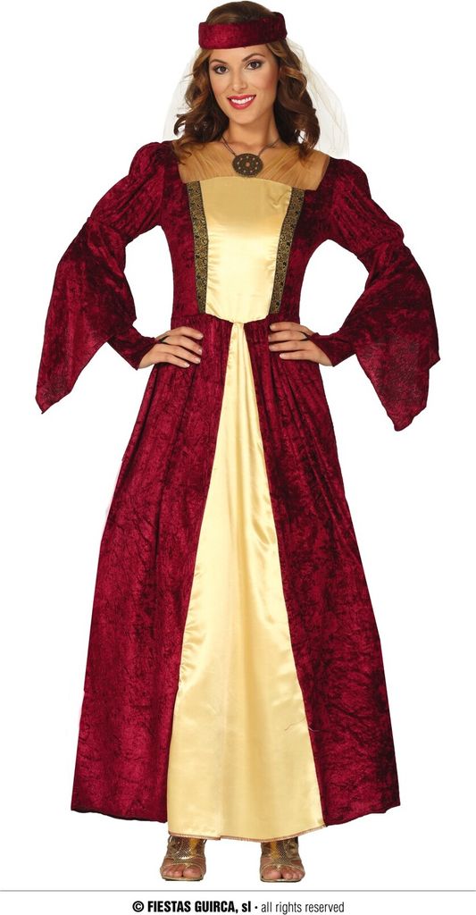 Traje medieval para mujer, talla: L Imagen del producto 