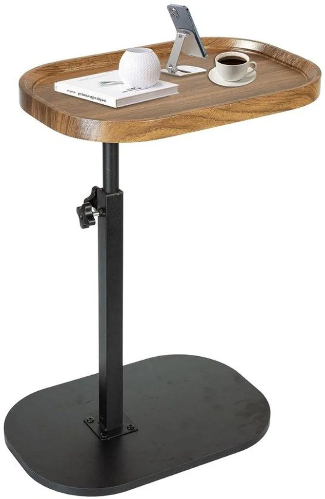 Table en C pivotante gain de place - Solution pour petits salons