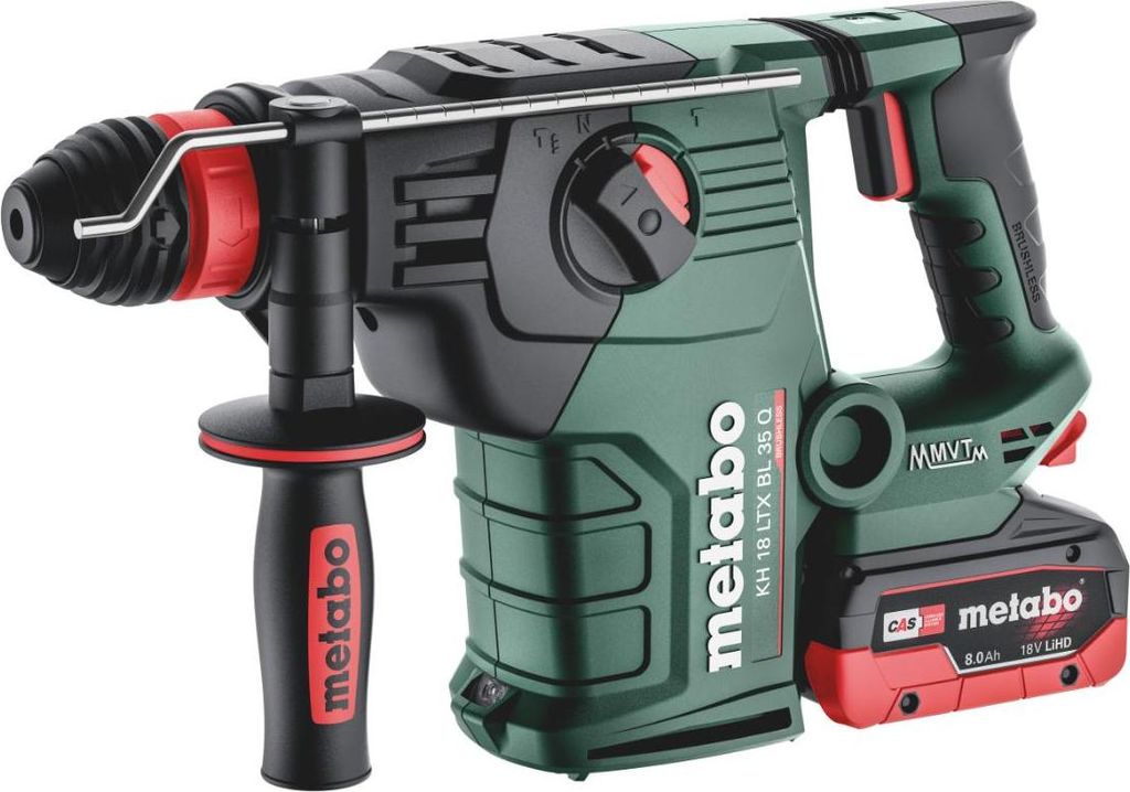 Metabo Akku-Kombihammer KH 18 LTX BL 35 Q - 2x 8,0 Ah, ASC Produktbild 