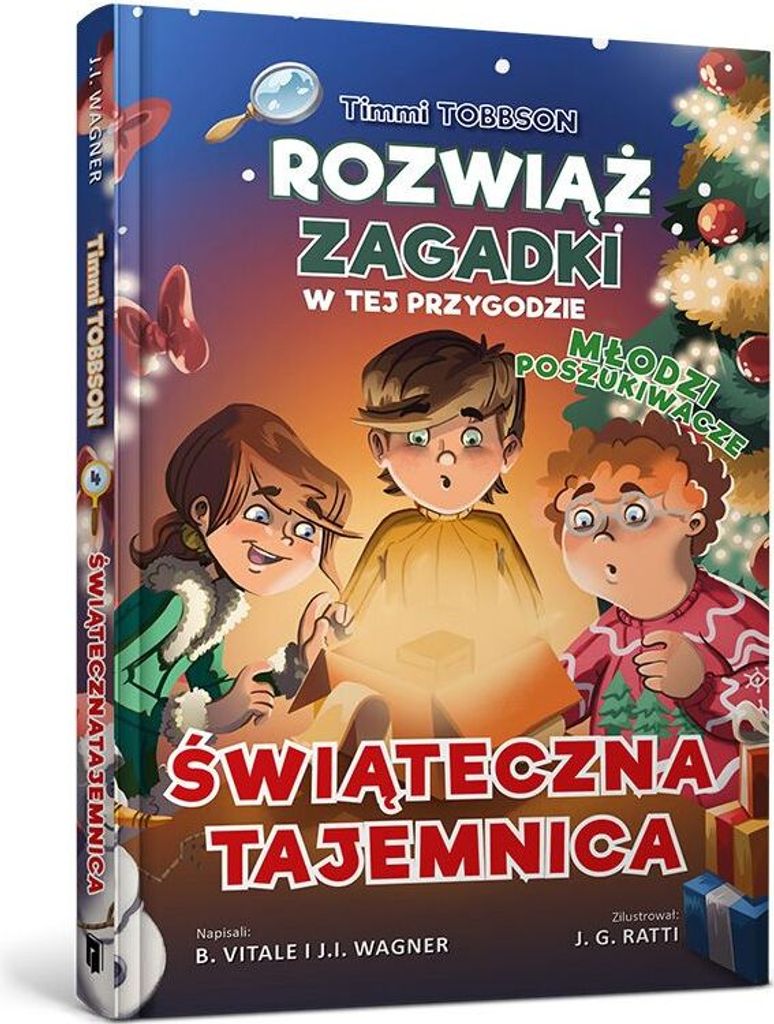 Młodzi poszukiwacze. Świąteczna tajemnica - książka dla dzieci