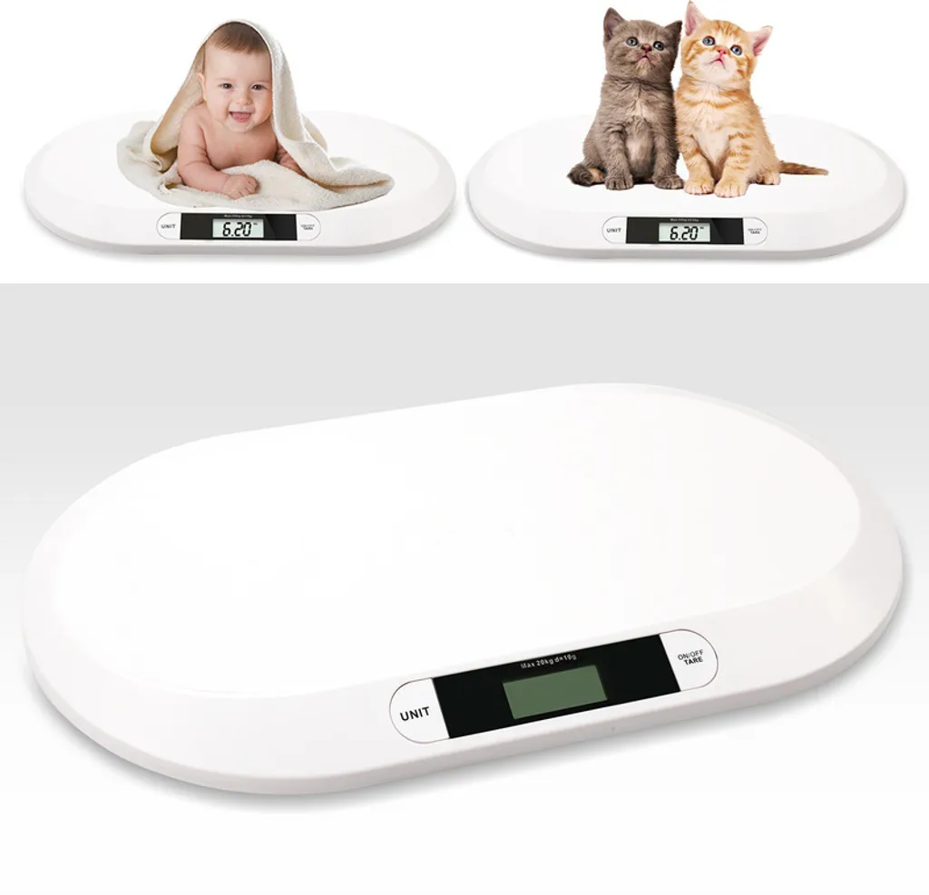 Balance pour Bébé Électronique Jopassy avec Plateau de Pesée Sécurisé
