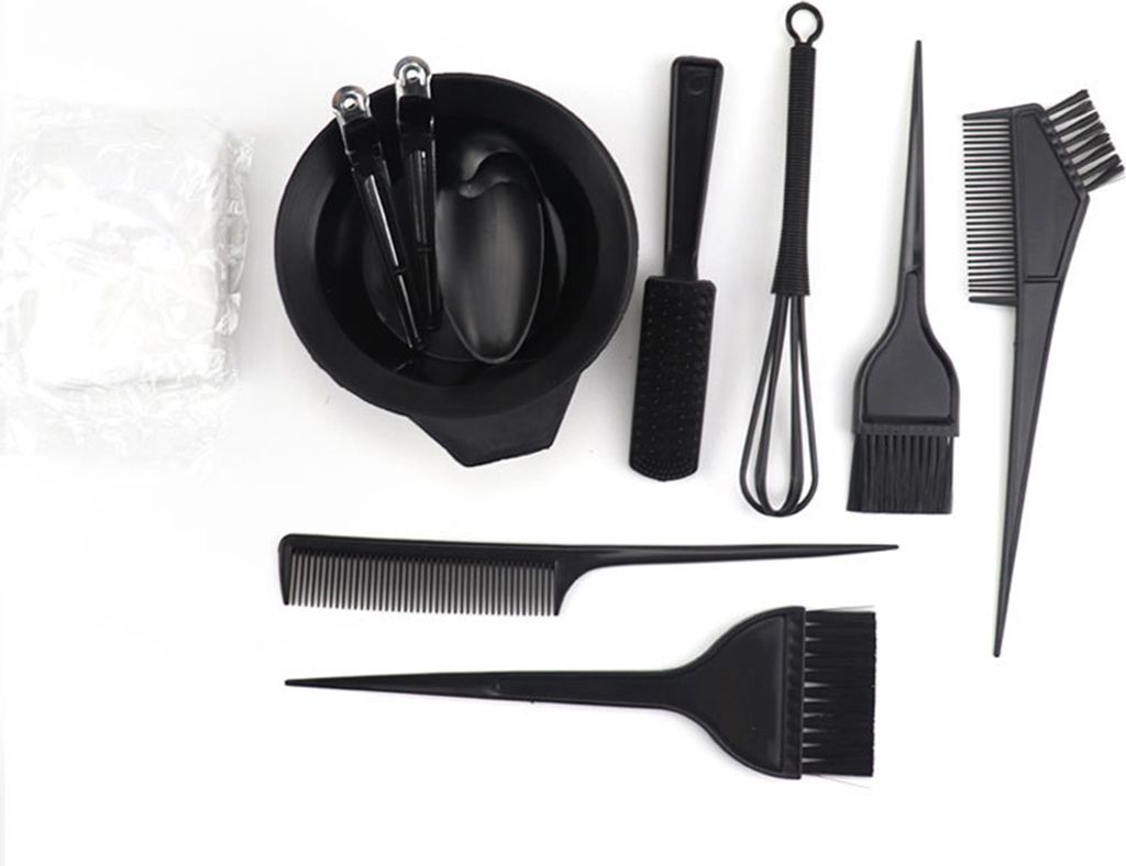 12PCS Haarf?rbemittel F?rbeset Haart?nungsschale Haarfarbe Kammfarbstoffbš¹rsten Ohrhauben fš¹r DIY Salon Haarf?rbung Bleichen Haarnadeln Paar ...