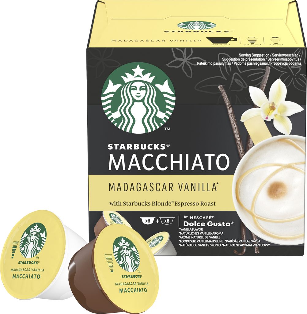 Starbucks Dolce Gusto Macchiato Madagascar Vanilla 12 Zdjęcie produktu 