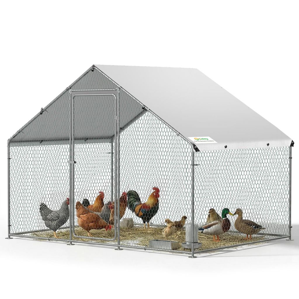 Sekey Hühnerstall Winterfest für 10 Hühner XXL Produktbild 