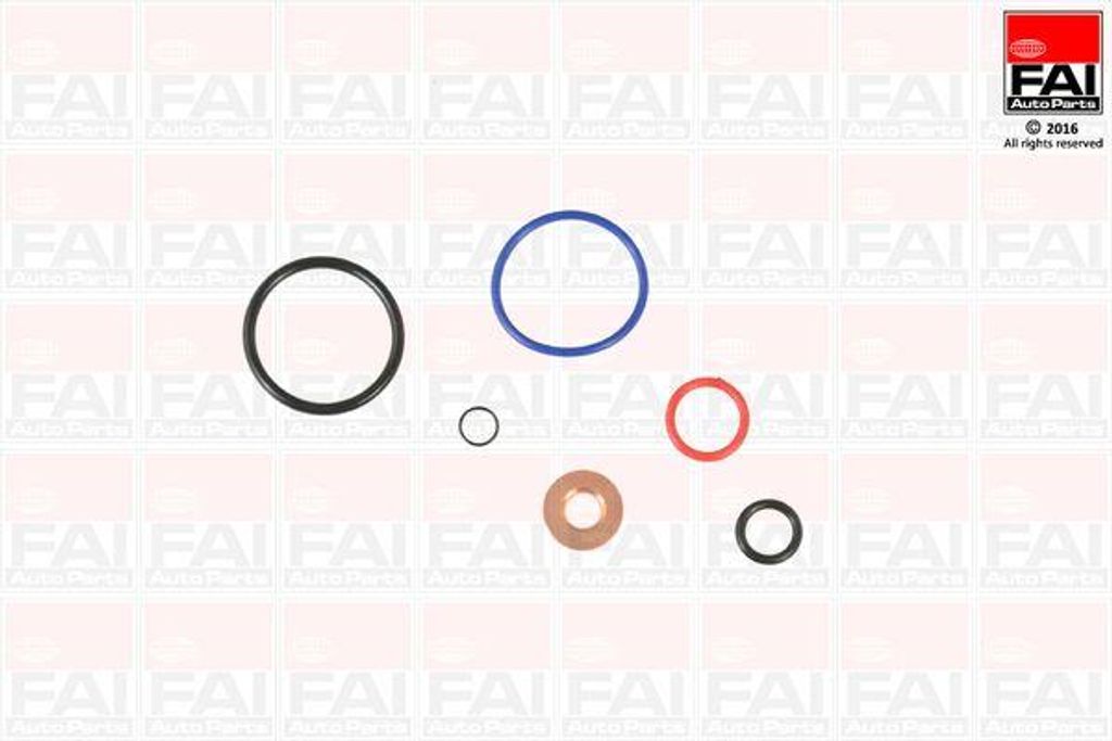 FAI AutoParts IS001 Dichtungssatz, Einspritzdüse OE 038198051 kompatibel mit A2, A3 8L, A3 8P, A4 8D, A4 8E, A4 8H, A6 4B, Galaxy, Alhambra, Altea...