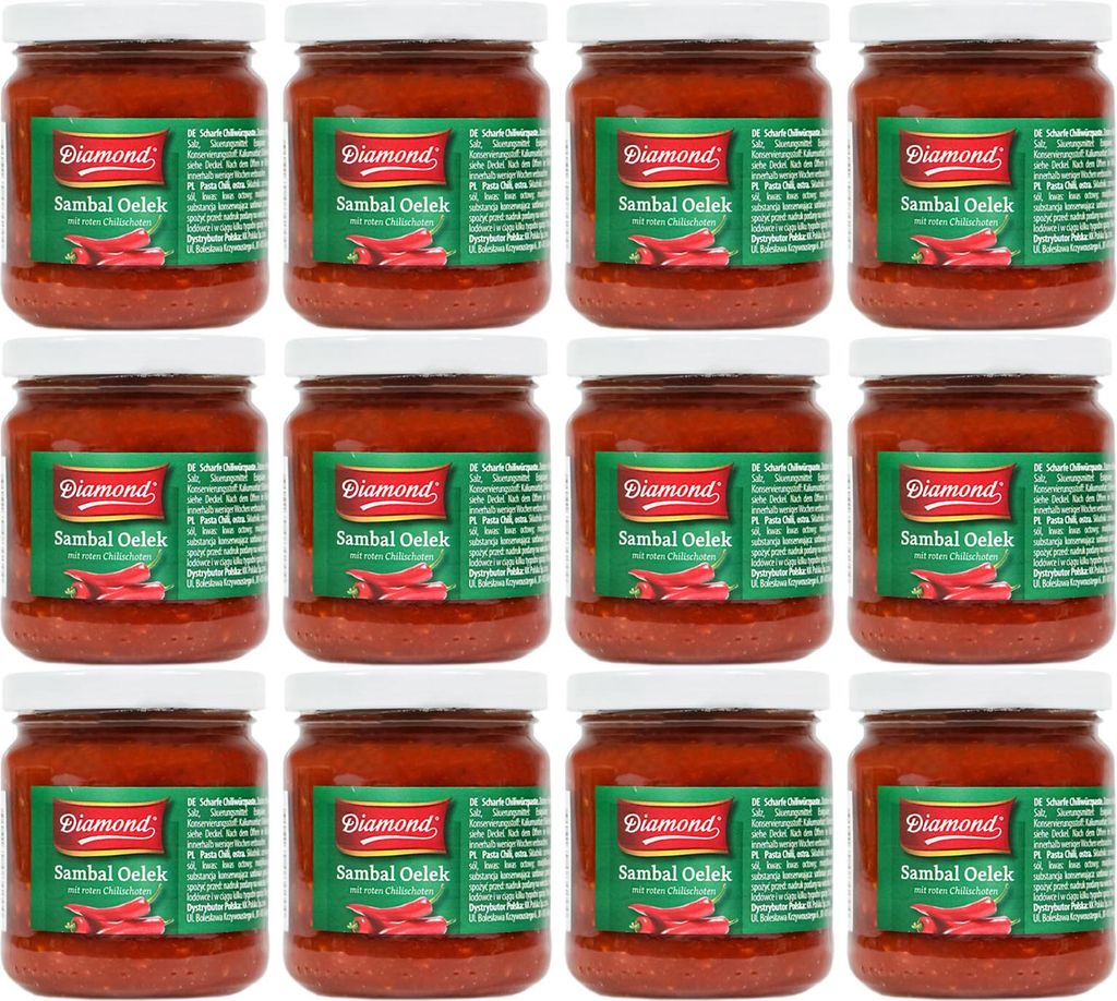 Diamond Sambal Oelek sehr scharf 12x200g