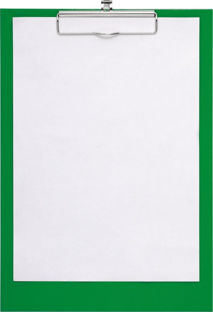 Klemmbrett A4 Color grün Packung mit 10 Stück