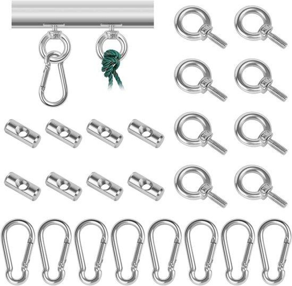 Edelstahl Stopper Set für Caravan, 8-teilig, 6mm