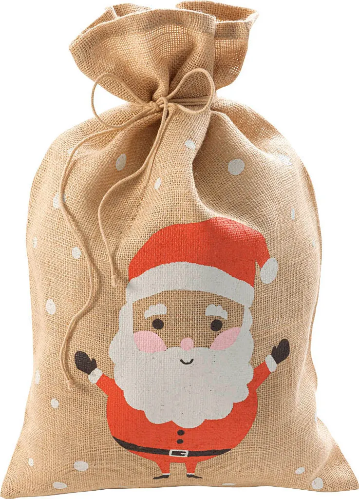 Pochette de Père Noël grande folia : la solution pour emballer vite