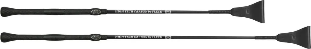 Cravache Carbone Fleck Springstock EVO Noir : Légèreté et Anti-Glisse