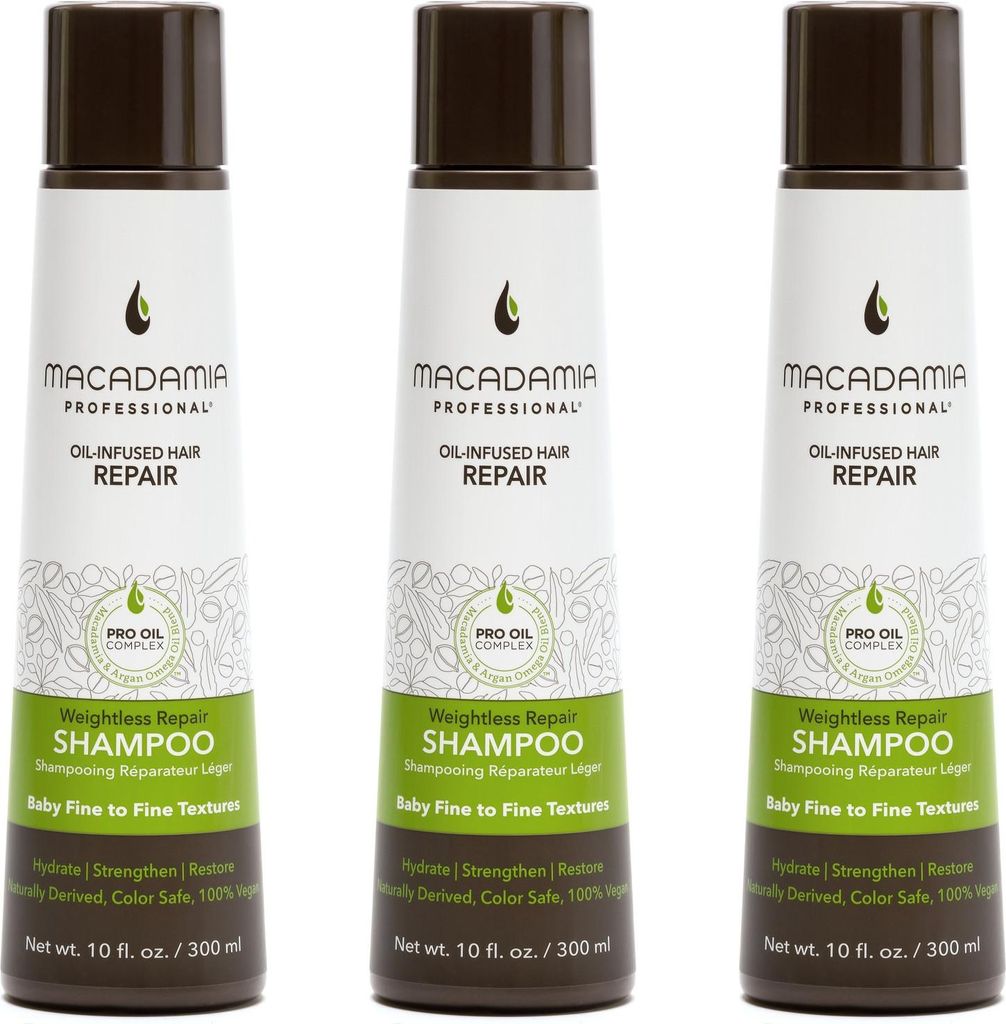 Weightless Repair Shampoo 3x300 ml