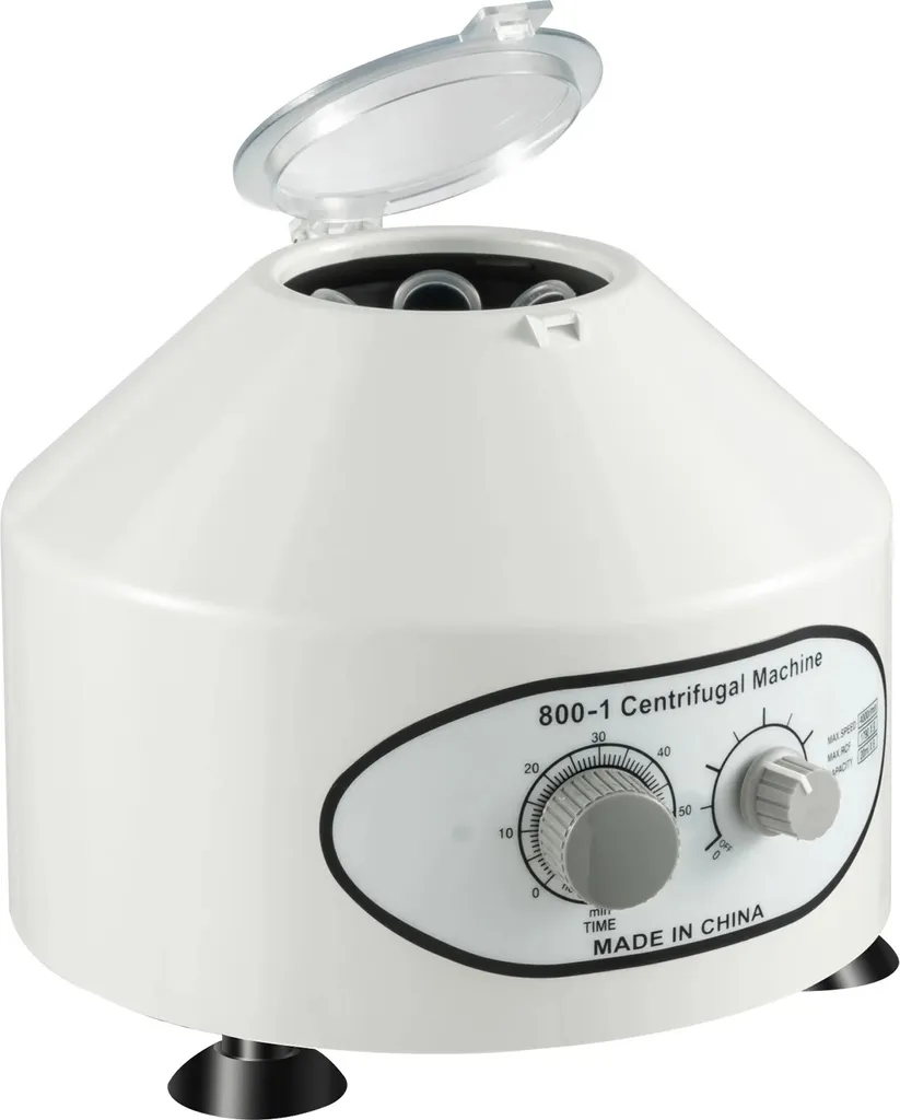 Centrifugeuse électrique 6x20ml 4000 tr/min blanche avec prise UE 220V