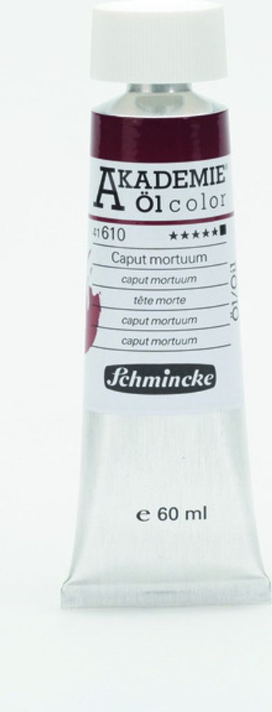 Schmincke 60ml AKADEMIE Öl color Caput mortuum Öl 41 610 011