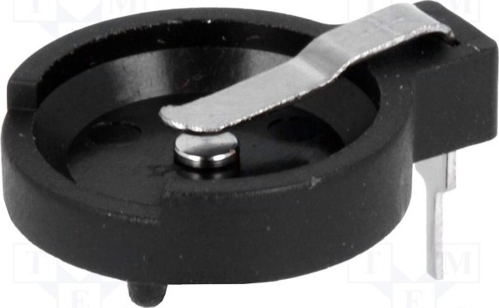 1x Sockel H: 4,5mm Montage: THT,horizontal Anz.Bat: 1 Ø: 12mm 500 Batterien - Beh