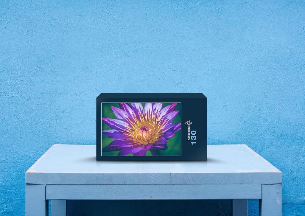 hansepuzzle 86781 - Blume Puzzle, 130 Teile, Hintergründe, 28,7 x 20,0cm mit hochwertiger Aufbewahrung, Kartonbox und wiederverschließbarem Beutel