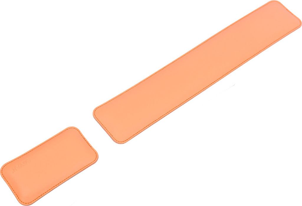 1 Set Maus Handgelenk Ruhe ergonomisch superweiches doppelseitiges Kunstleder langsamer Rückprall Schmerz Relief Nicht-Schlupf-Computer Maus Tasta...