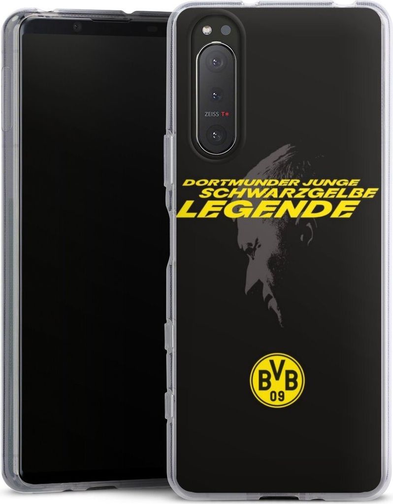 DeinDesign Handyhülle für Sony Xperia 5 II Silikon Hülle Case Smartphone Schutzhülle BVB Borussia Dortmund Marco Reus