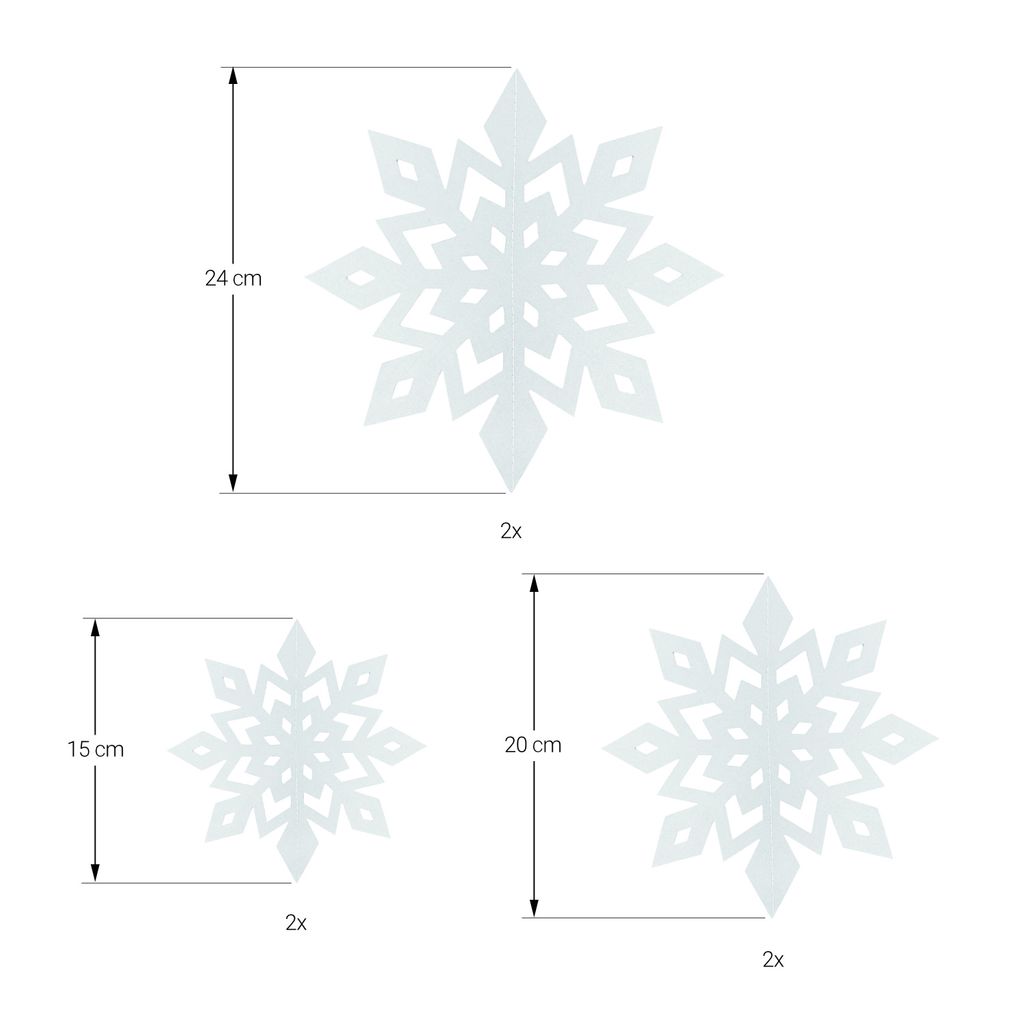 6-teiliges Schneeflocken-Strohhalm-Cover Set – Silikon-Abdeckungen Für Trinkhalme (10mm), Wiederverwendbar