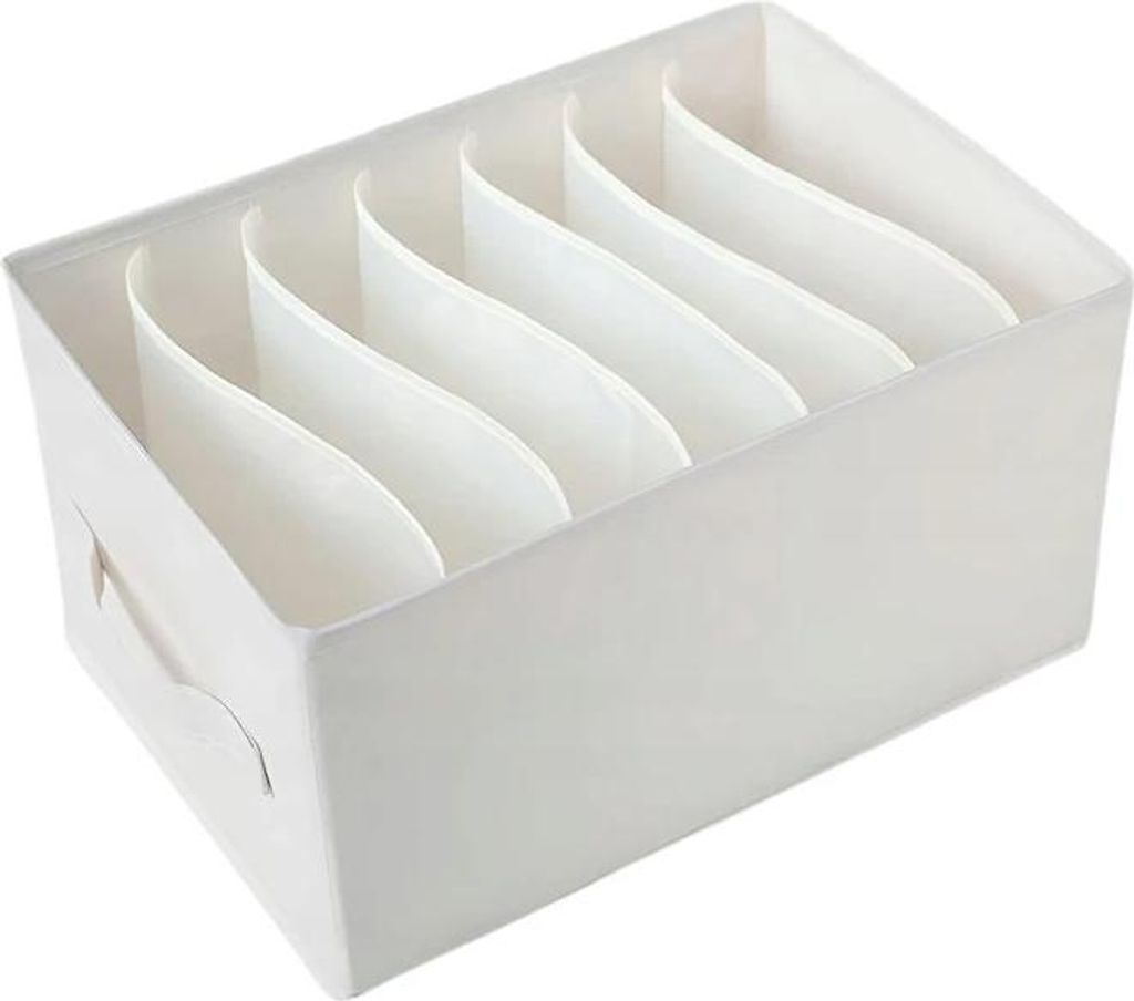 Verk 27391 Zusammenklappbarer Kleiderorganizer, 9 Fächer, weiß