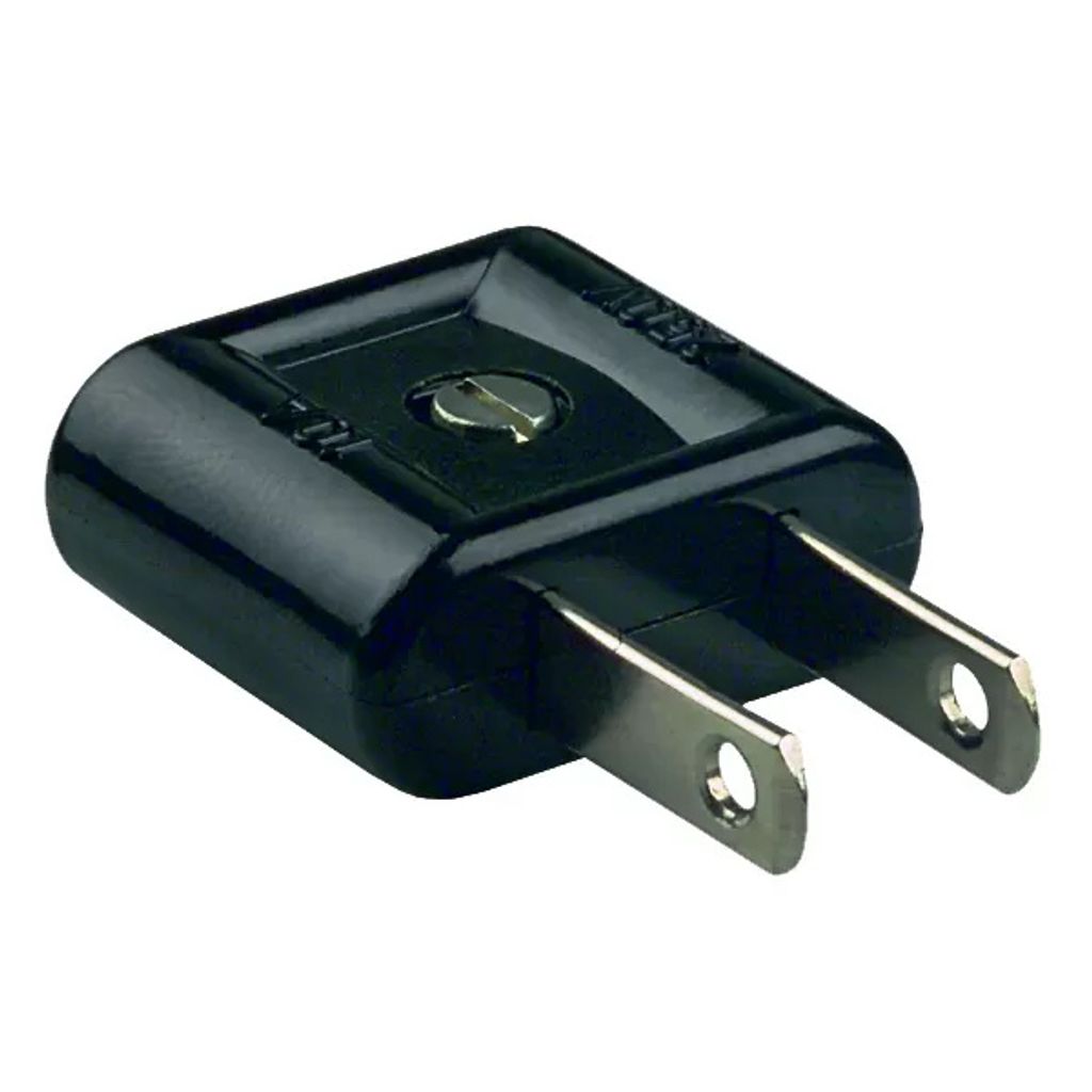 BACHMANN USA-plug 2pol 910.178 n.p.schwarz