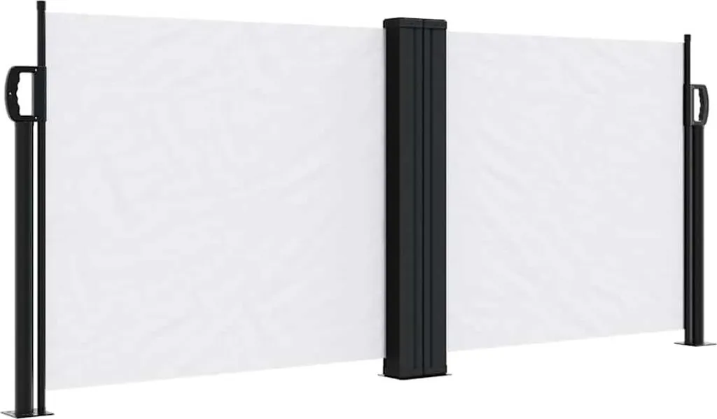 vidaXL Tenda Laterale Estensibile Bianca 100x600 cm | Privacy Giardino