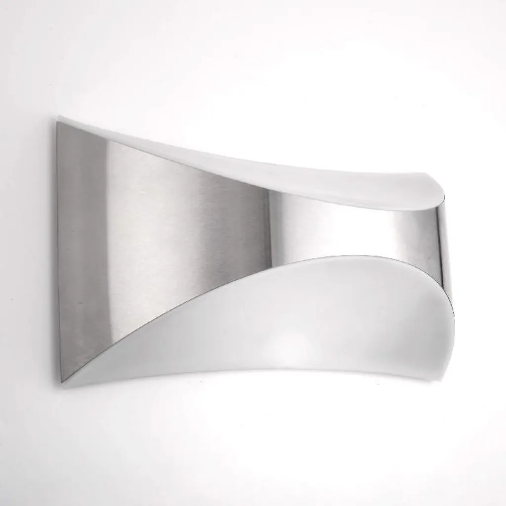 Applique AURA colore Silver : luminaire mural design argenté moderne