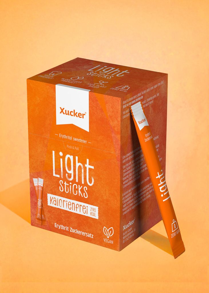 Xucker Light Sticks Schachtel (Erythrit) Produktbild 