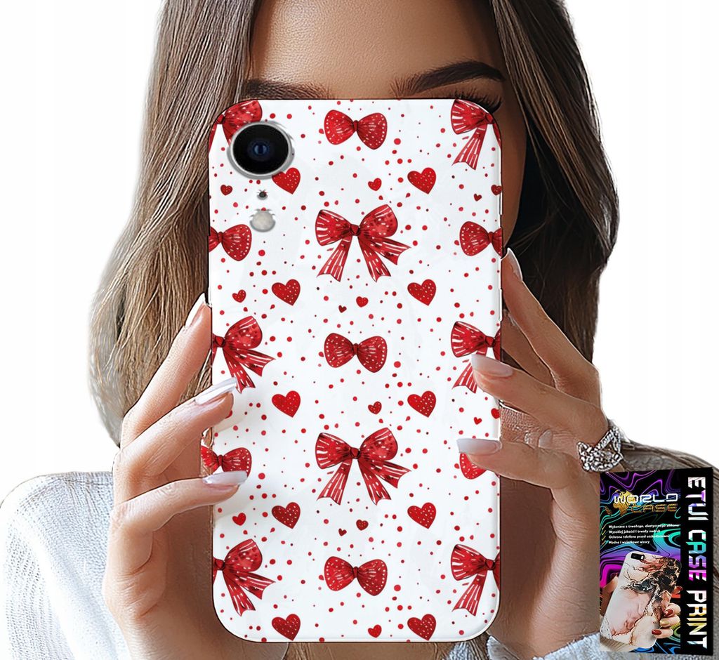Fall Für Iphone Xr - Rote Bänder Schleife Mode-Designs