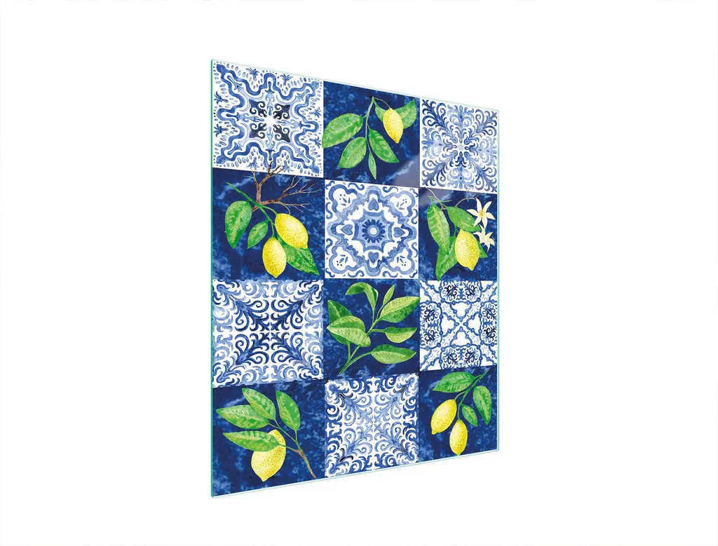 Tagliere Mosaico in Vetro 45x52 - Protezione Top Cucina Universale