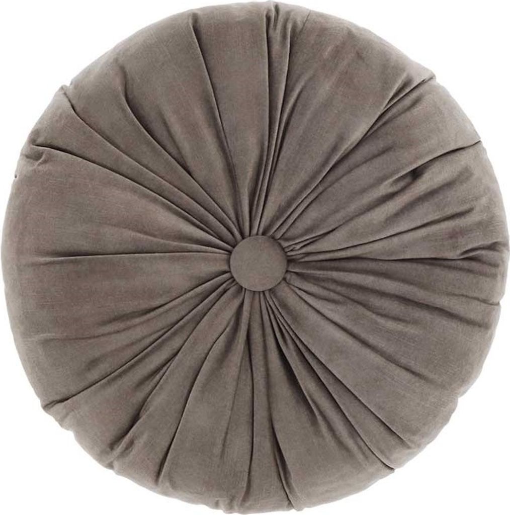 Unique Living - Dekokissen Basics 40cm Ø Taupe Produktbild 