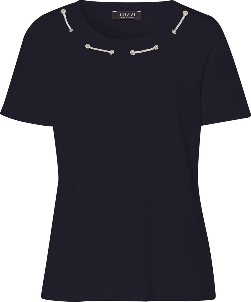 Kurzarmshirt SEASIDE SERENITY mit Zierbändern