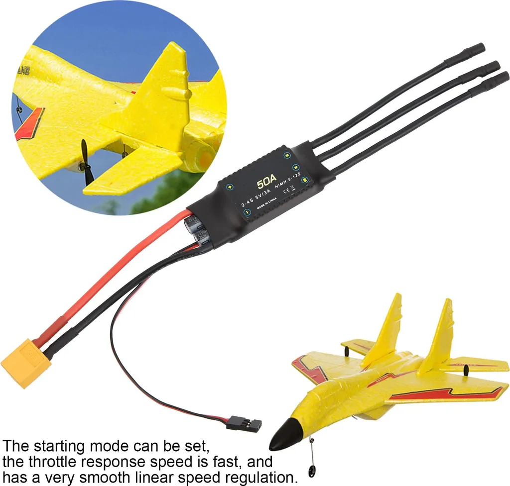 ESC 50A avec BEC 5V Intégré pour Motorisation Brushless de Drone FPV - 5