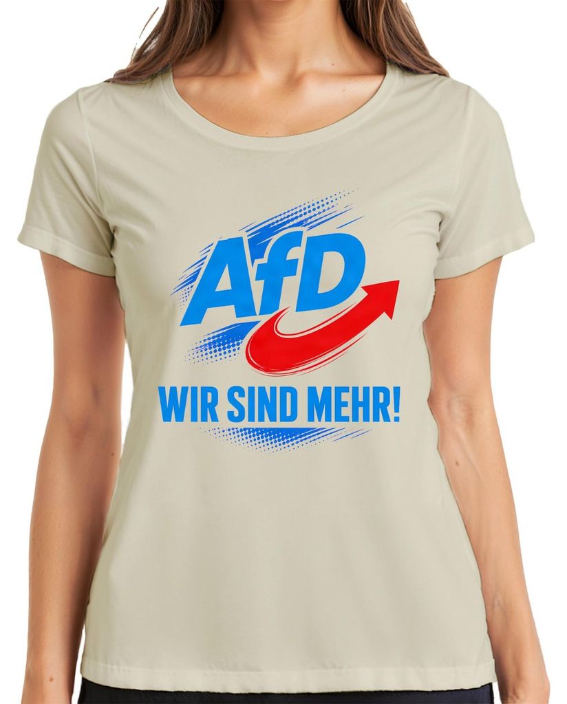 Tričko s nápisom "AfD Wir Sind Mehr Deutschland Patriot", Obrázok produktu 