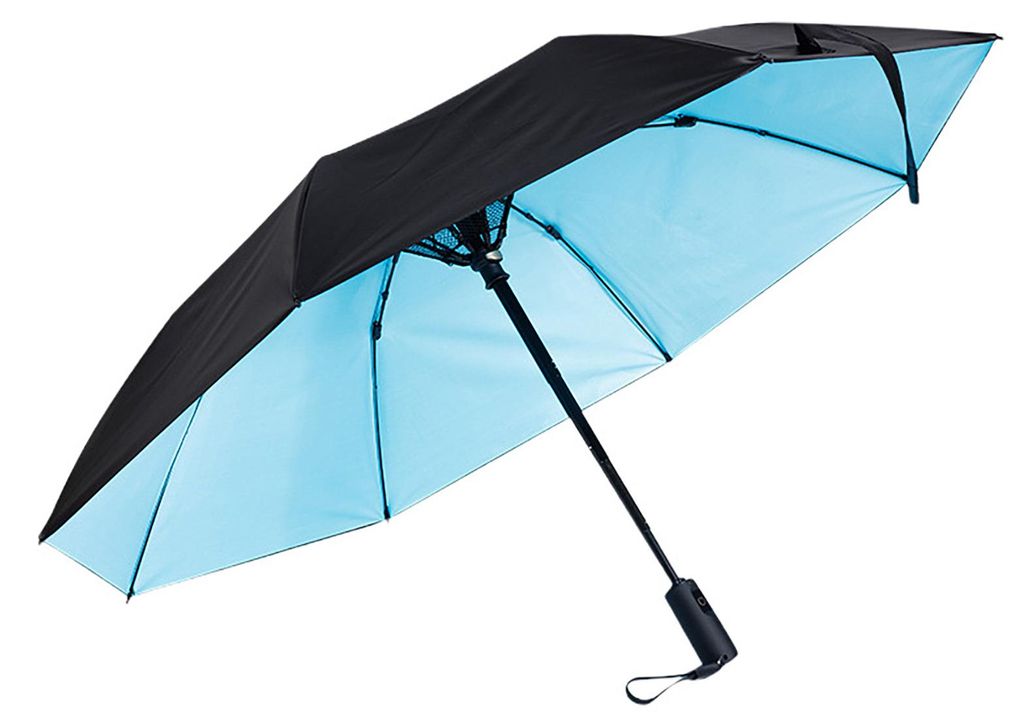 Wiederaufladbarer Fächerschirm mit UV-Schutz für Angeln, Golfen, Strand, Picknicks und andere Outdoor-Aktivitäten