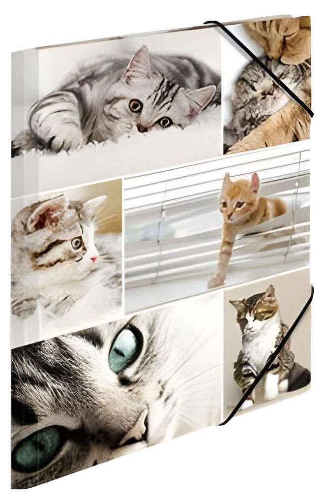 HERMA Sammelmappe A4 Katzen Pappe Immagine del prodotto 