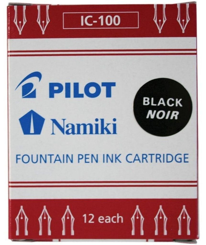 Füllhalterpatrone IC-100 VE=12 Stück schwarz. Produktbild 