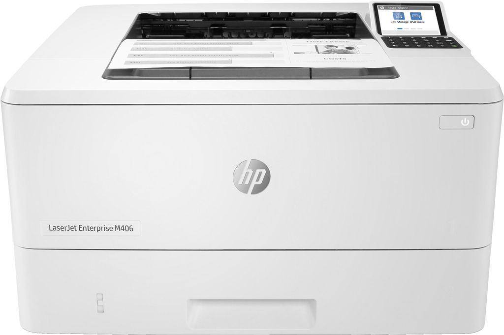 HP LaserJet Enterprise M406dn - Drucker - s/w - Duplex - Produktbild 