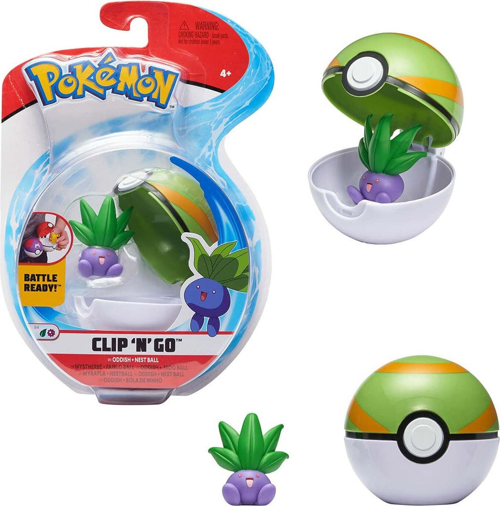 Pokemon Clip N Go Set Myrapla & Nestball Produktbild 