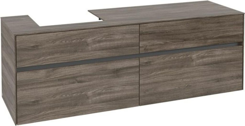Villeroy & Boch C07800RK WaschbeckenUS Collaro 1600x548x500mm